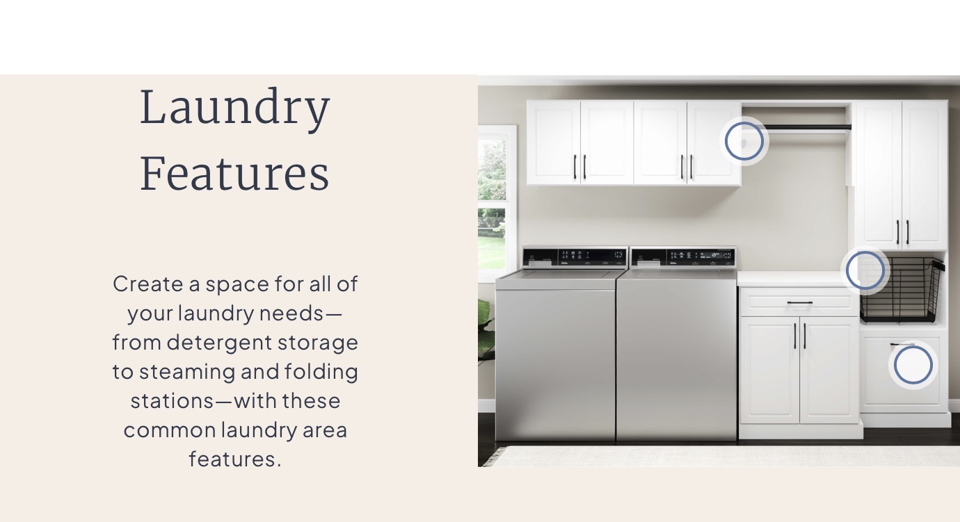 Beautiful laundry room design